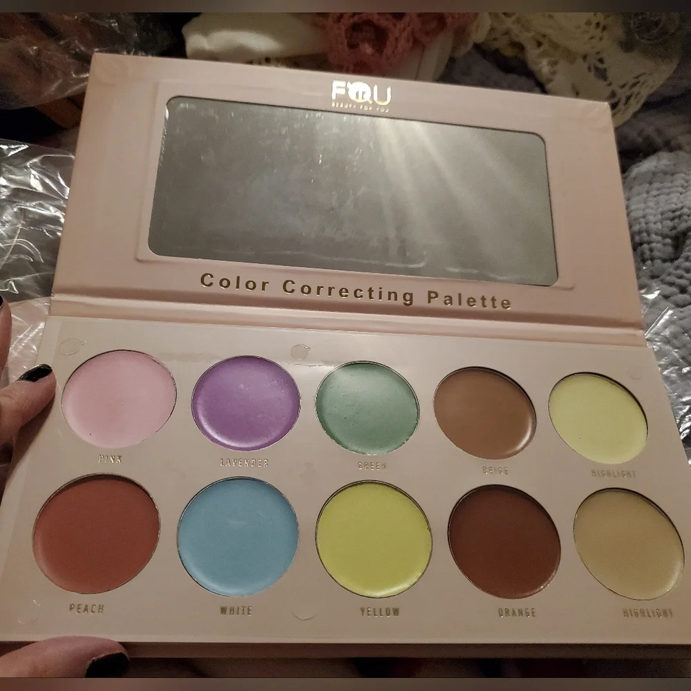 For You Color Correcting Makeup Palette New Minty Cosmetic